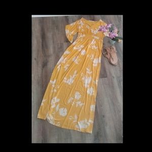 Isabel Maternity Yellow Summer Dress